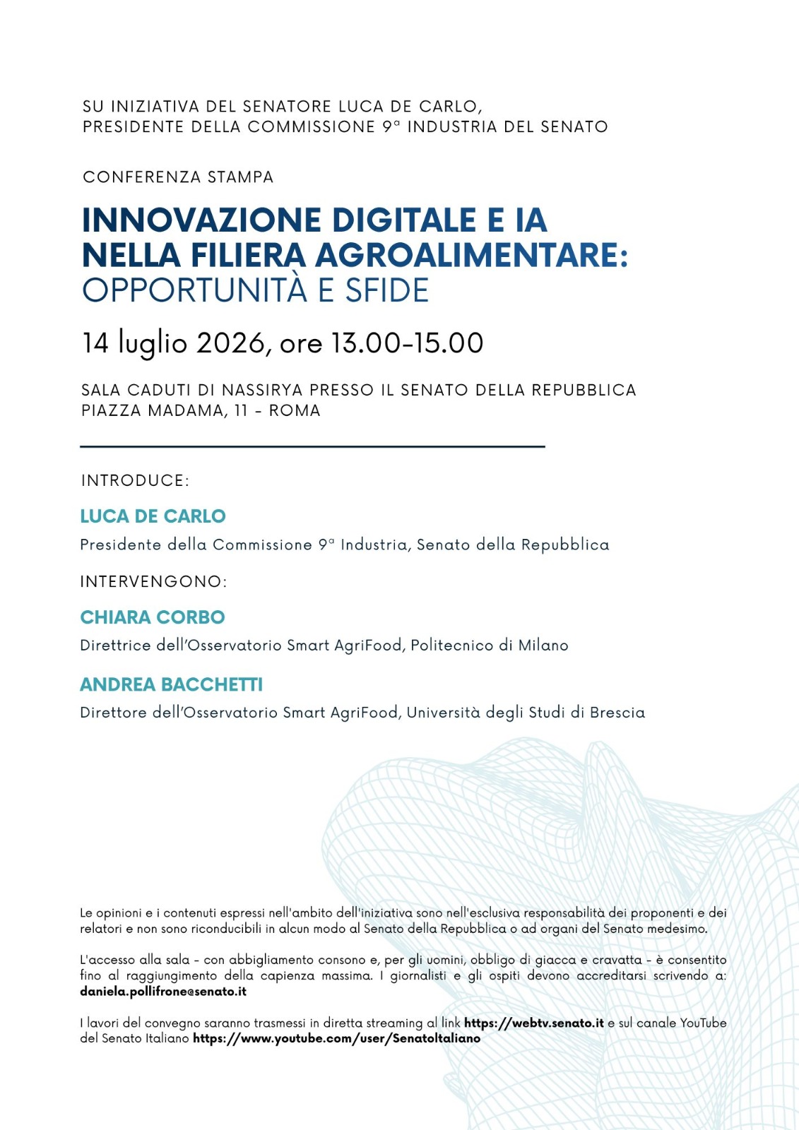 Innovazione Digitale e IA nella filiera agroalimentare: opportunità e sfide